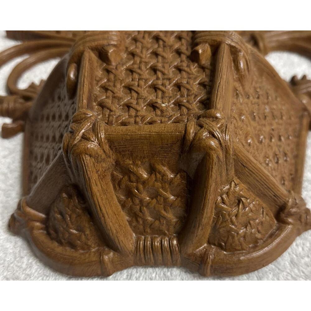 Vintage Wall Decor, Planter, Vintage Burwood Wall Planters, Faux Wood MCM EUC - Picture 7 of 8